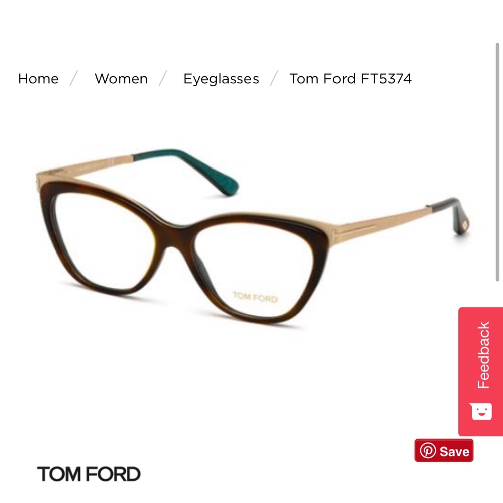 Tom Ford Eyeglasses/ Frames TF5374 Brand New